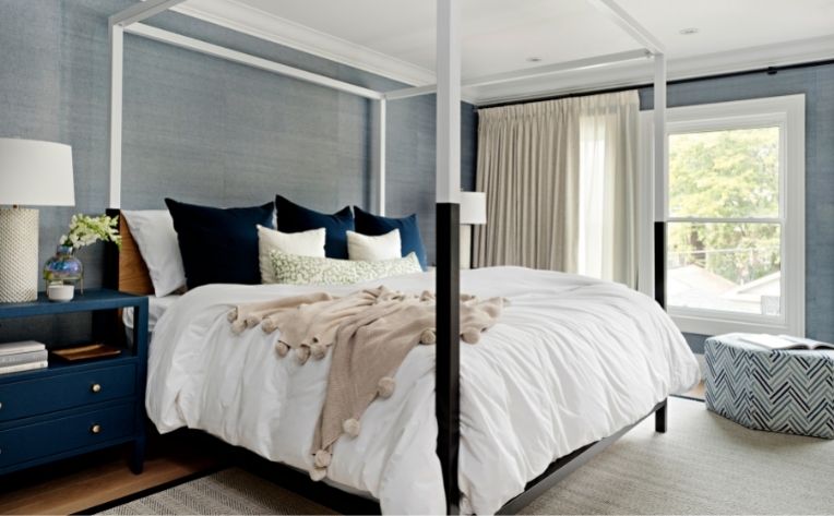 textured bedroom design